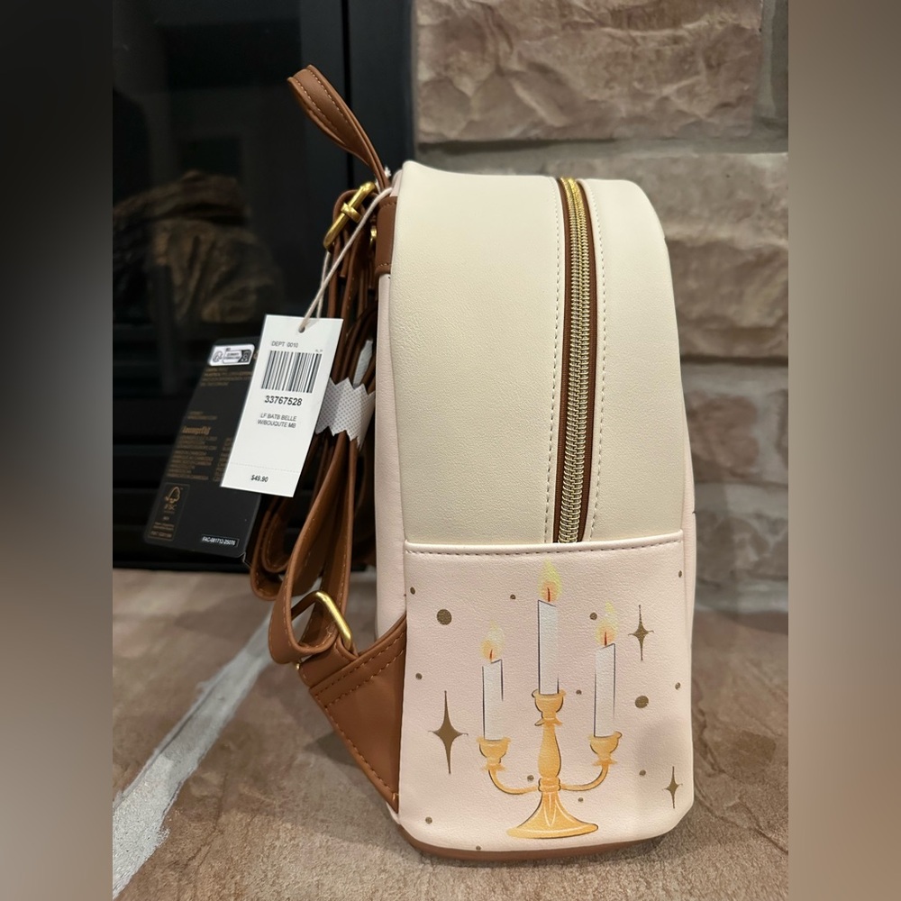 Disney Loungefly Belle Mini Backpack 🌹 - Picture 5 of 7